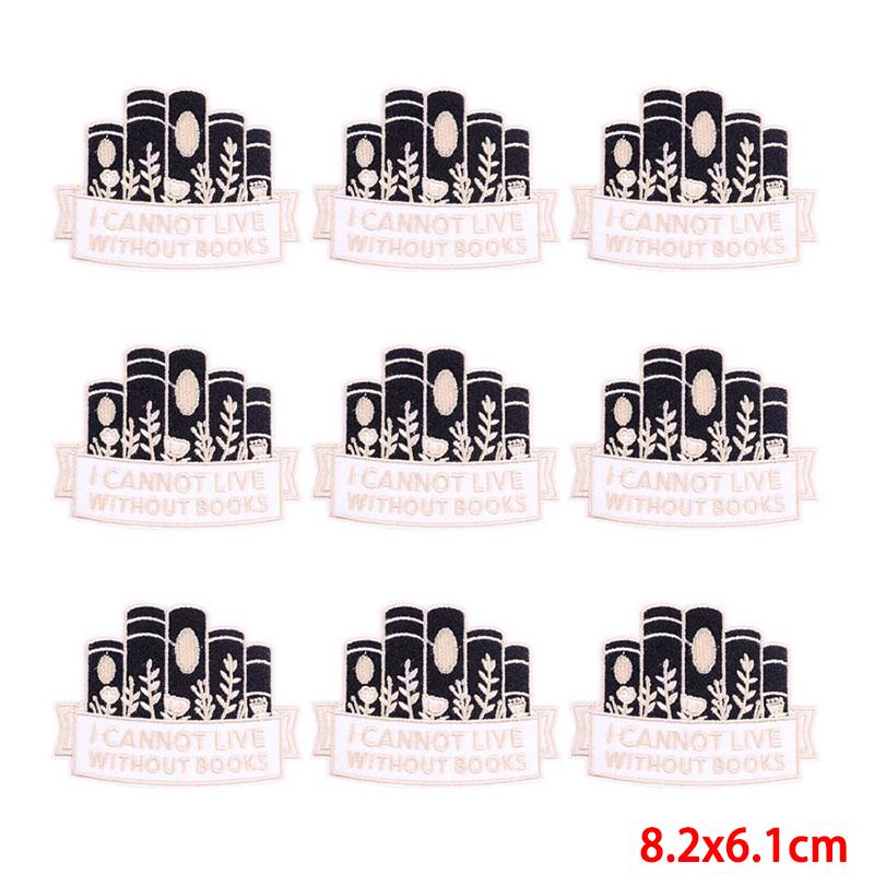 10 unids/lote, venta al por mayor, parche bordado, parches para planchar para ropa, parches para ropa, chaquetas, apliques de decoración, suministros para coser