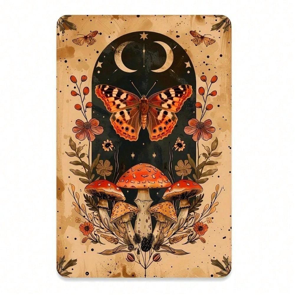 Quadri in metallo retrò, mobili, decorazione per soggiorno 20x30cm