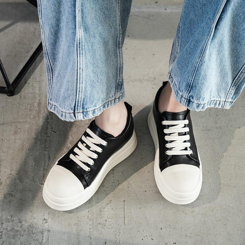 Fashion Leisure Walk Skateboard Footwear Thick Bottom Men's Tenis Masculino Fashion Outdoor Sneakers Versatile Soft Male Casual Shoes