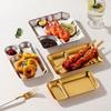 Korean Style 201 Stainless Steel Snack Plate