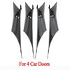 Suitable for BMW 5 Series G30 Door Handle Inner Cover G30 G38 F90 M5 530i M Sport 540i Protective Carbon Fiber Black 2-piece Set