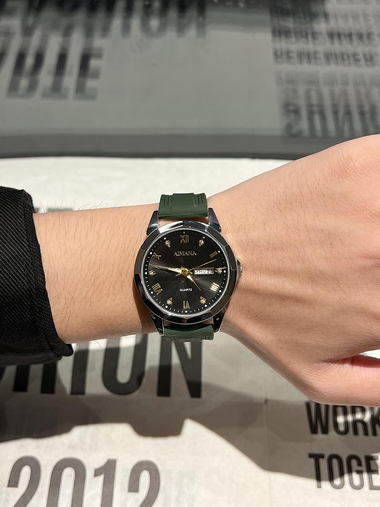 silicon band unisex watch elegant style