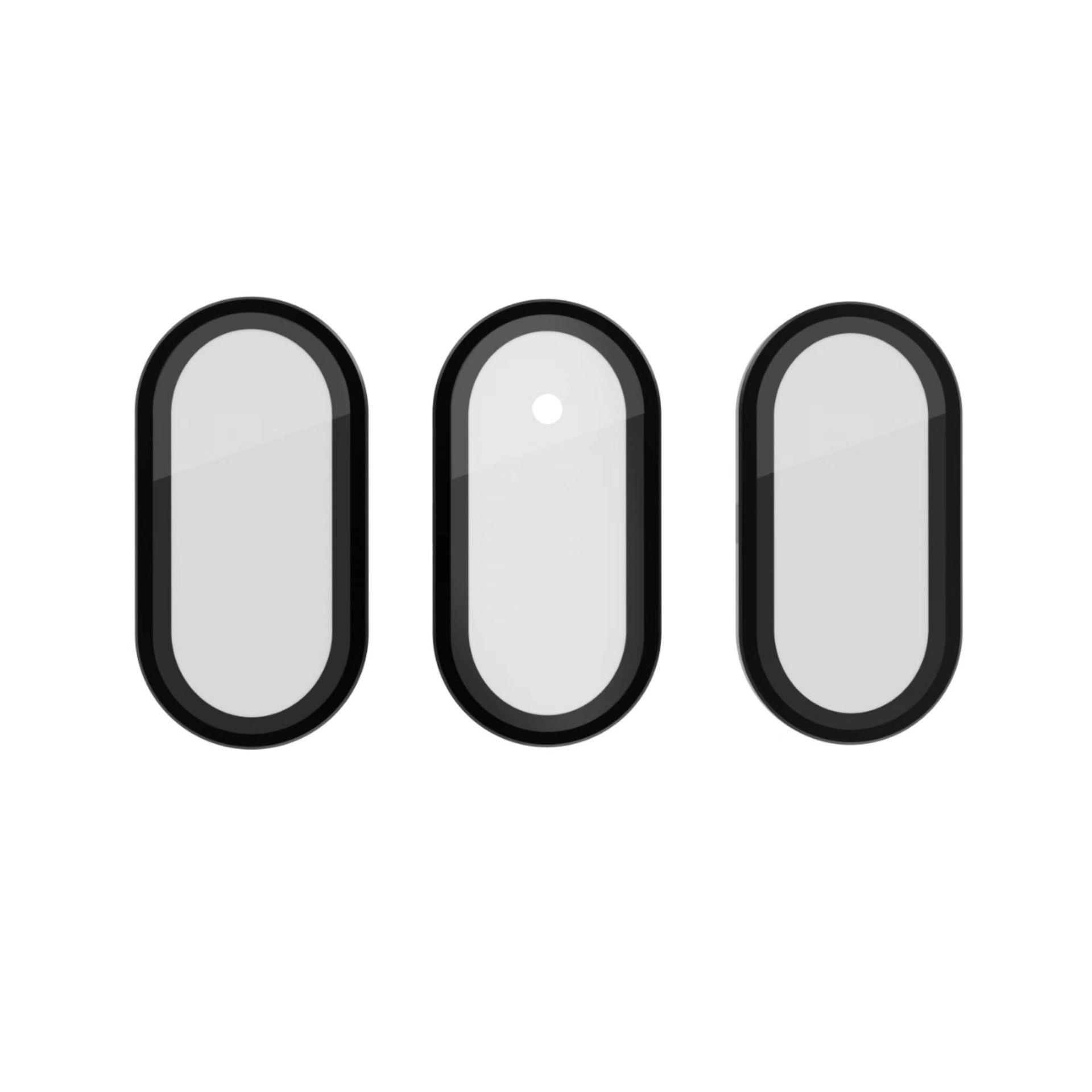 Пленка на линзы из титанового сплава для Meta Quest 3: Взрывозащитная закаленная защитная пленка для VR-очков чёрный