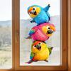 Cute Bird Static Cling Wall Sticker for Living Room Bedroom Home Decor