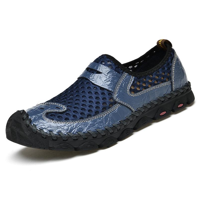 Summer Breathable New Shoes Mesh Men's Casual Shoes Mesh Shoes Slip-on Lazy Shoes