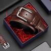 Retro Zinc Zinc Alloy Leather Belt Versatile Pin Buckle Belt Waist Accessories Men PU Belt  Pants