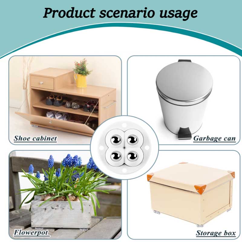Schwenkbare Aufklebbare Geräterollen, Riemenscheibenschieber, sanfte, geräuschlose Rotation, klebrige Riemenscheiben, selbstklebende Rollenräder für kleine