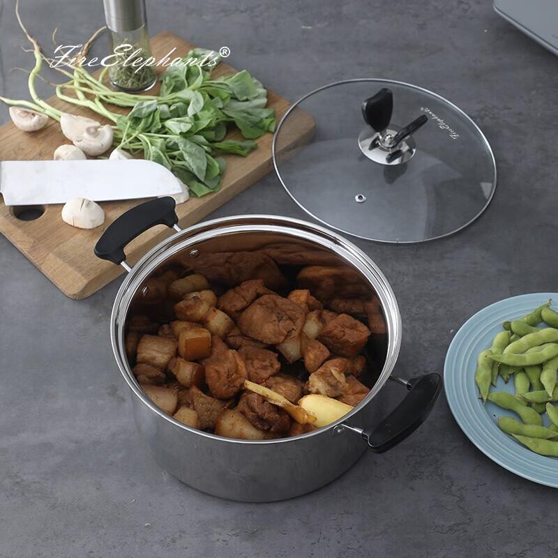 Fire Elephants 304 Stainless Steel Soup Pot