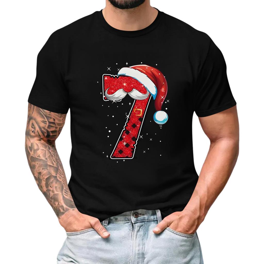 Men's Fashion Printed Round Neck Short Sleeve T-Shirt Pullover Top