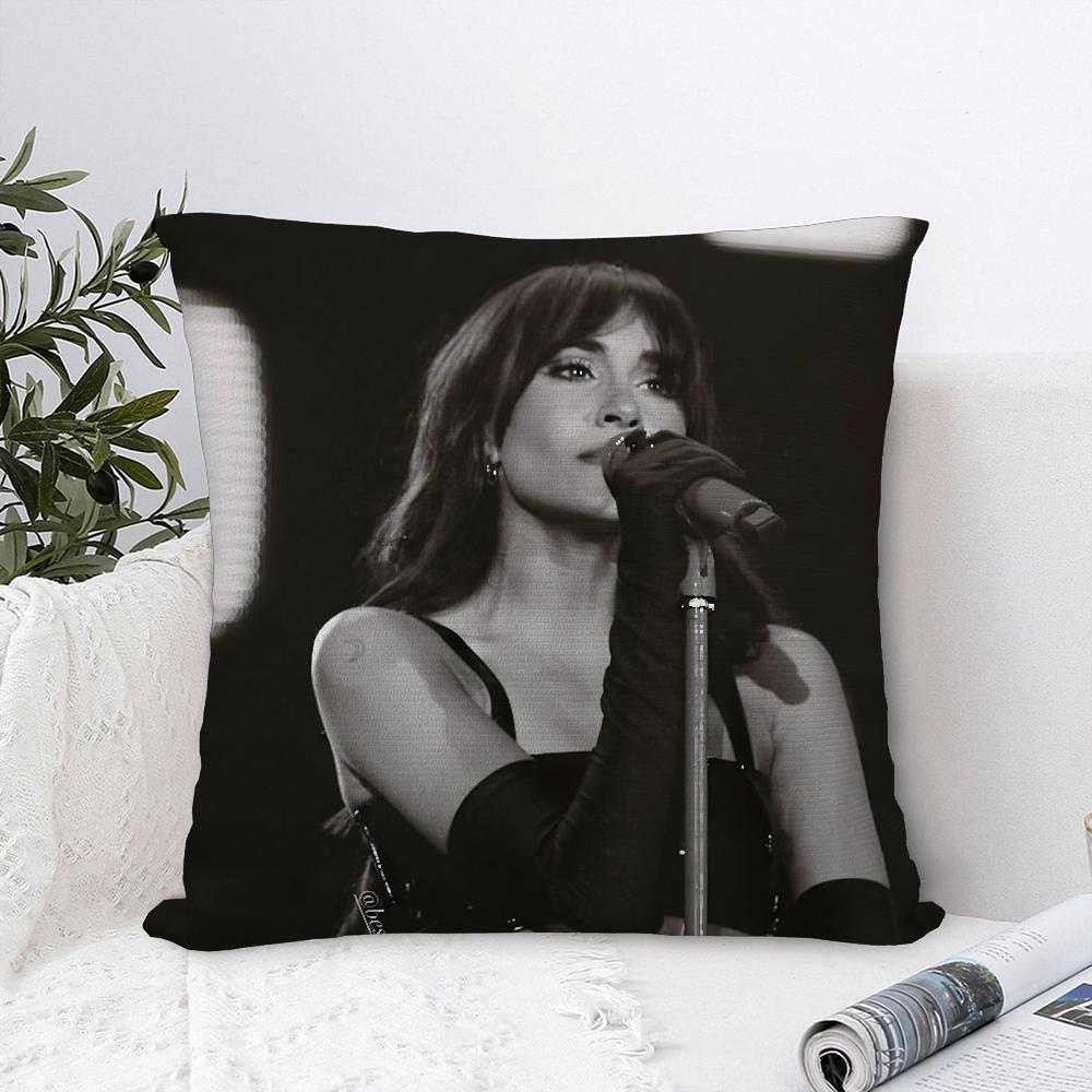 Singer A-Aitana O-Ocanas Pillow Case Sofa Decorative Home Double-sided Print Plush Square Throw Pillow Covers Cushion Decor