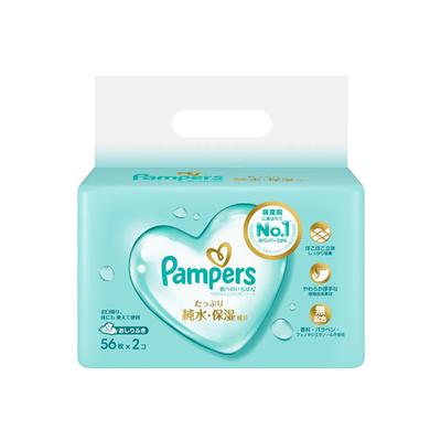 P&G P&G Japan Pampers Feuchttücher (56 Blatt x 2 Packungen)