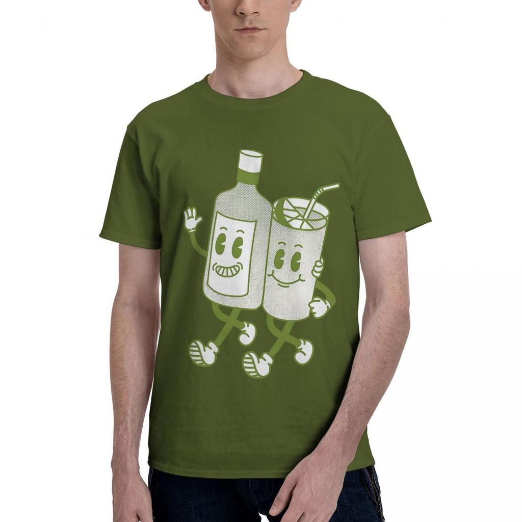 GIN AND TONIC Meme 100 Cotton Casual Breathable Confortable TShirt Mens Clothing Brands Men Clothes