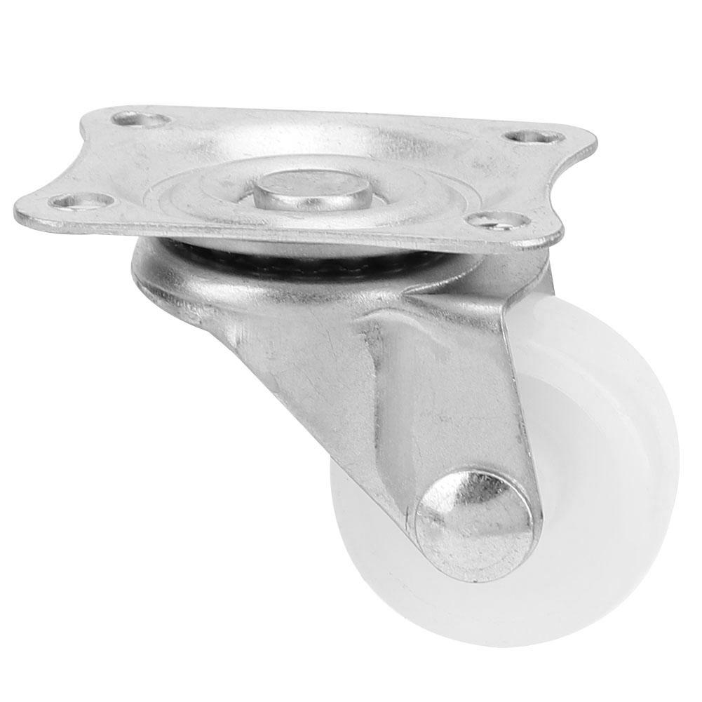 4 Pcs 1inch Swivel Caster 20Kg Capacity Nylon Material for Cart DIY Accessory Furniture Wheel