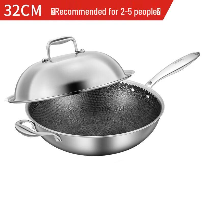 

Oumeda Universal Physical Non-stick Frying Pan with Lid