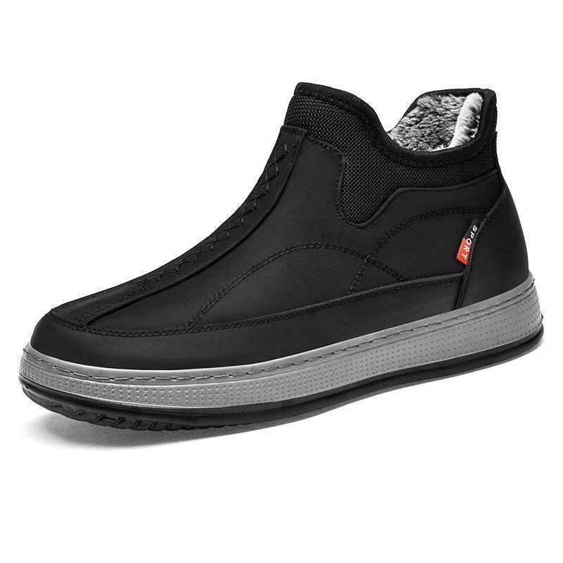 New Men Snow Boot Winter Cotton Shoes Comfortable Velvet And Thickening Shoes Simple Original Fashion Outdoor Waterproof Casual