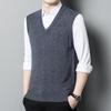 Men's 100% Wool V-Neck Base Layer Vest
