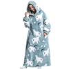Herbst/Winter Übergröße Kapuzen-Decke - Unisex, Warm, Lockere Passform für Paare