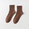 Sock Children's Mid-calf Socks with Antibacterial, Sweat-absorbing, Breathable and All-season Features, Made of Pure Cotton.