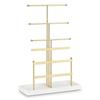 Jewelry Organizer Tabletop Jewelry Holder Earring Necklace Bracelet  Jewelry Tree Display Stand with Tray