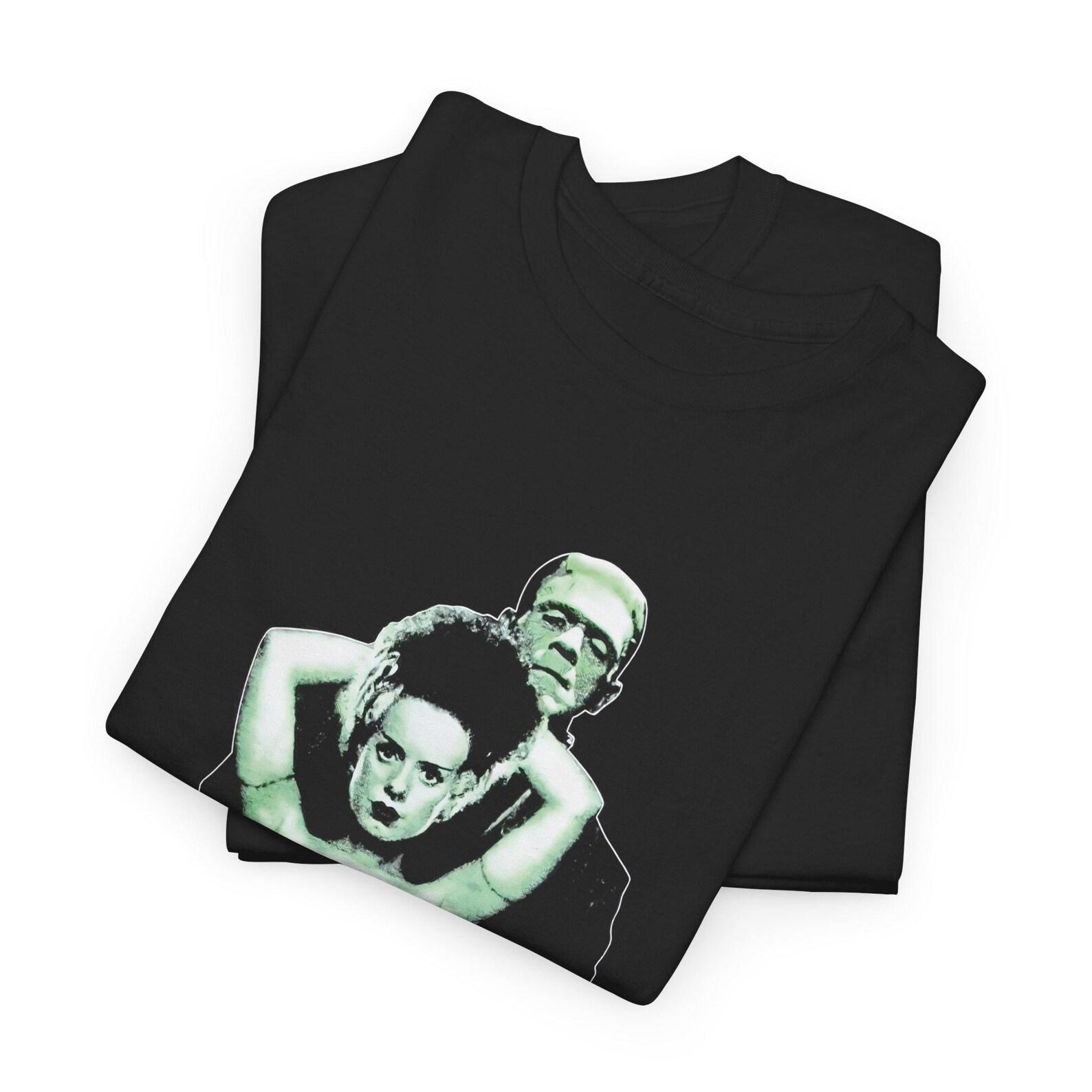 Bride Horror Monster Movie Tee Adult Black T shirt Size S-4X Casual S