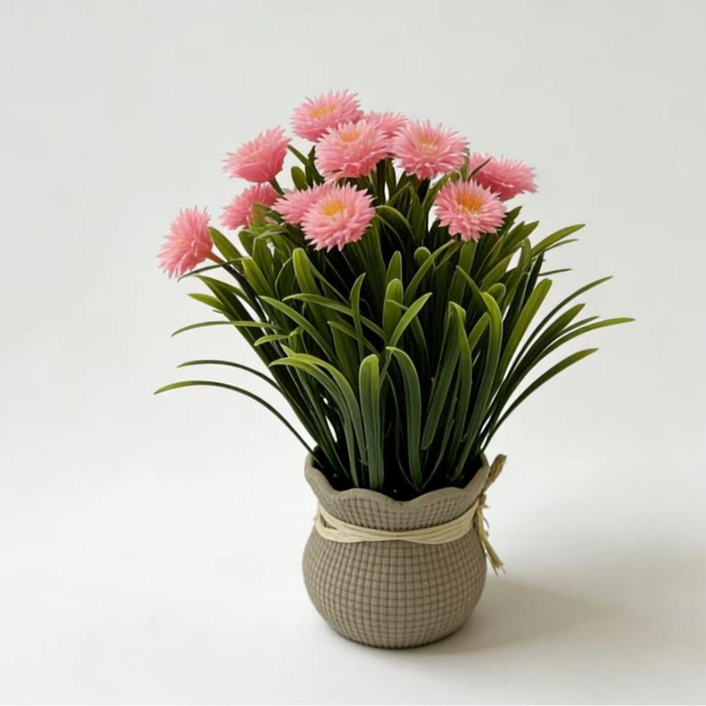 Nordic Daisy Artificial Potted Plant for Office and Home Decor