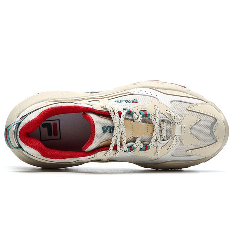 FILA Predator 2 Synthetic Leather Comfortable Sports Lightweight Low-Top Casual Shoes Women casual shoes Light-Gray F12W216132FAN