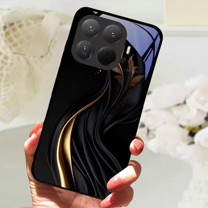 Pro Xiaomi 15T Pro Pouzdro Módní Tvrzené Sklo Zadní Kryt Telefonu Pro Xiaomi 15TPro 15 T Xiaomi15T Ochranný Kryt Fundas Coque