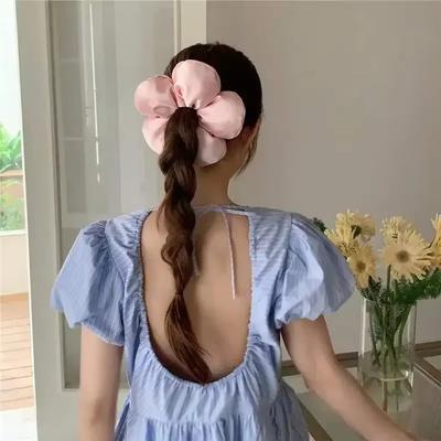 Korean New Sponge Floral Elastic Hair Bands Big Size Hair Rope Ties Women Barrettes Headwear Girls Hair Accessories