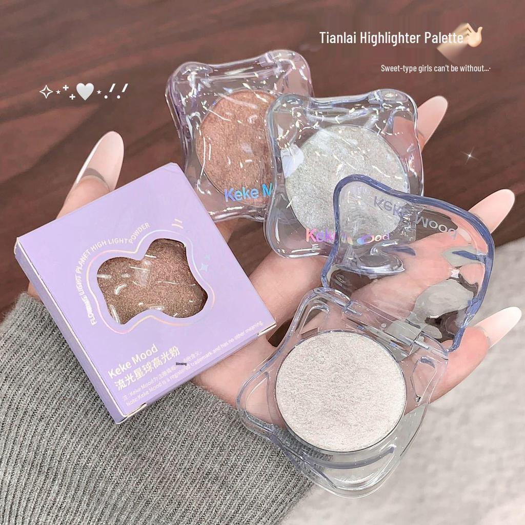 kekemood Luminous 3D Highlighter Powder: Brighten, Contour, and Enhance Complexion Naturally