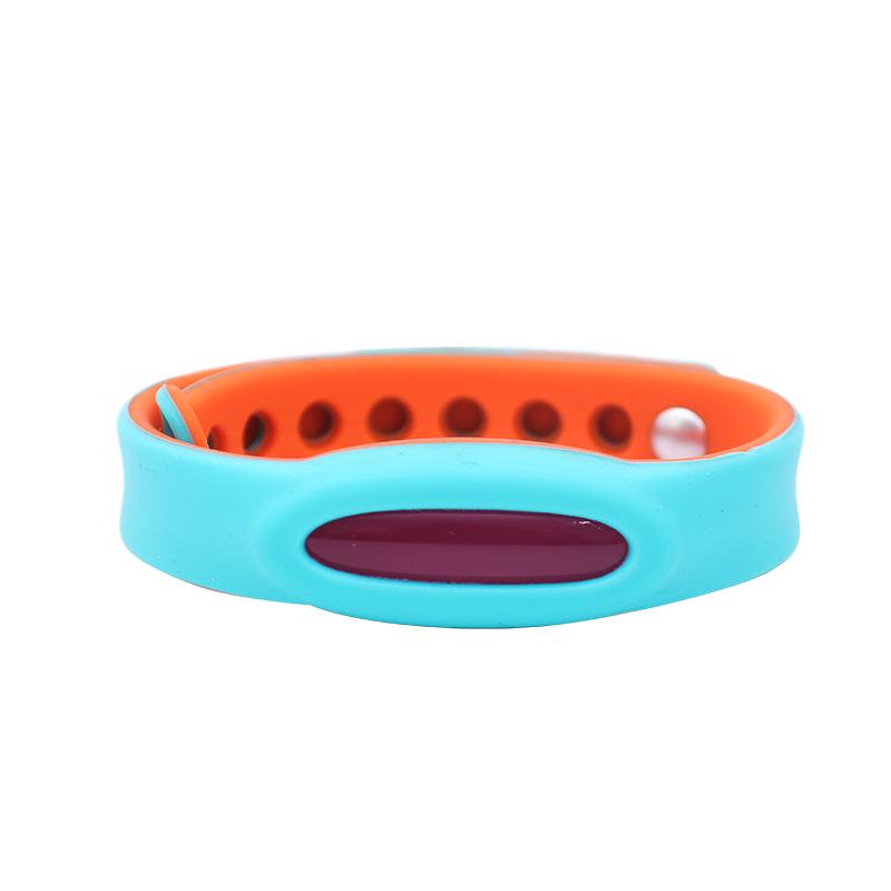 Adjustable Citronella Silicone Bracelet: Essential Oil Mosquito Repellent for Adults, Infants, and Children