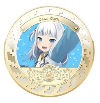 Hololive SUPER EXPO 2025 Gaur Game Coin Gura Same-chan