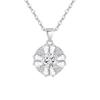 Flower Niche Design Sense Collarbone Chain, Pendant Temperament Fashionable Rotating Zircon Necklace Women