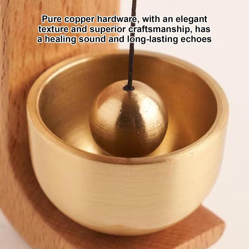 Shopkeepers Bell for Door Opening, Door Bell Chime Magnetic Door Chime, Small Doorbell for Refrigerator, Home Garden Windchime, Hanging Bells for