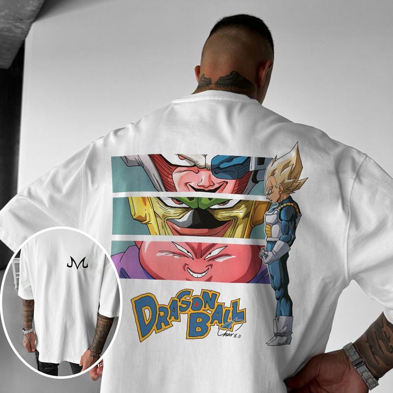 

Dragon Ball Wukong Short Sleeve T-Shirt Men s Vegeta Demon Buo Top Summer Cotton Animation Trend Brand Couple Dress 4XL