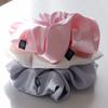 voor Pearl Satin Scrunchie_Large_Silver Blue