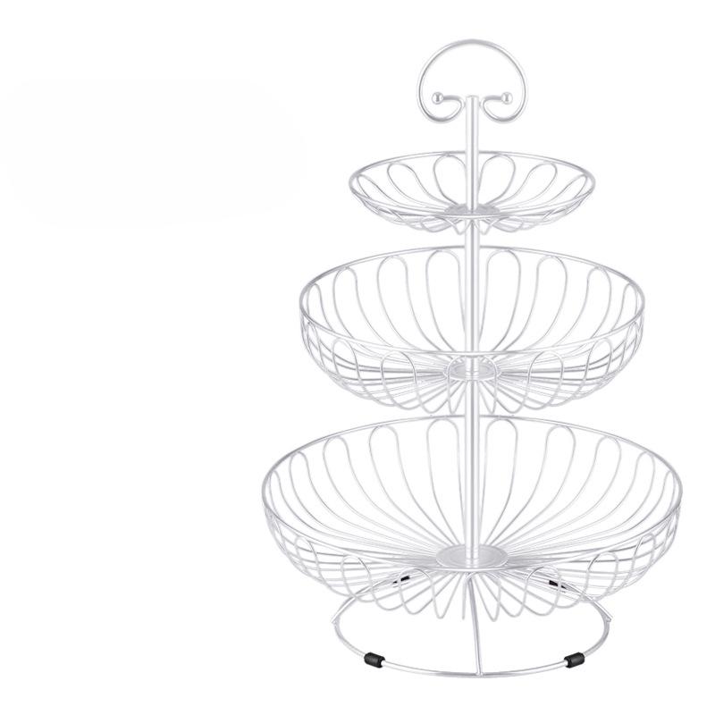 

Nordic Style Fruit Tray Living Room Home Three-layer Fruit Tray Modern Simple Exquisite Multi-layer Fruit Basket Super Large Fruit Tray