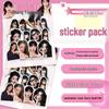 Korean Star Laser Sticker Pack - 50 Sheet DIY Stationery Decoration