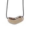 Adjustable Leather Rope Necklace with Swirl Pendant Supplies for Trendy Men and Women Versatile Fashion Accessory