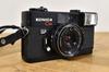 Konica C35 EF Black Point & Shoot Film Camera from Japan with Case, Tested