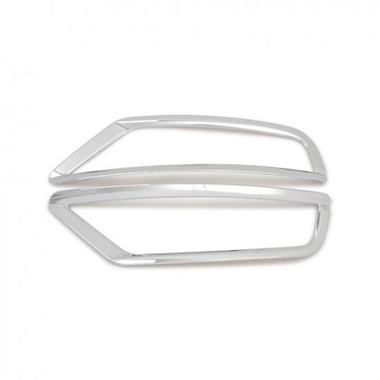 For Mazda Cx-5 Cx5 KF 2017-2021 Chrome Rear Fog Light Lamp Cover Trim Strip