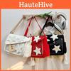 2024 New Star Pattern Canvas Tote Bag Street Fashion Large Capacity Shoulder Crossbody Bag