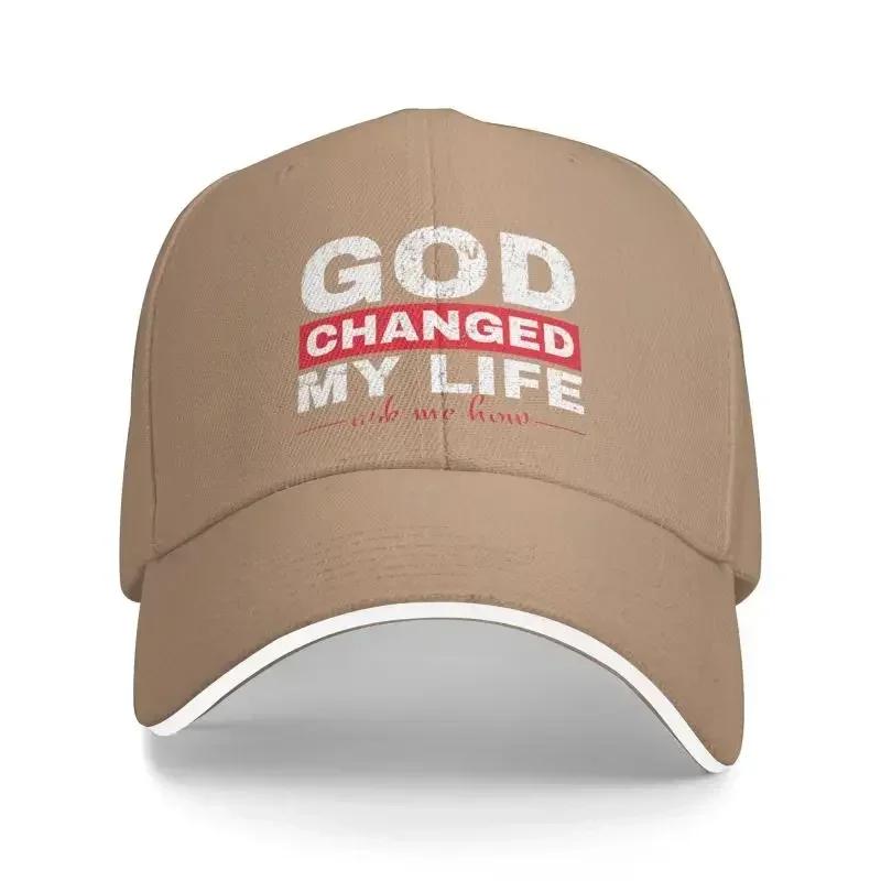 Personalized Jesus God Changed My Life Asked Me How Baseball Cap Outdoor Women Mens Adjustable Dad Hat Autumn
