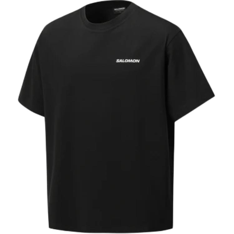 SALOMON T-shirt ample à col rond avec logo principal pour homme tops D00431
