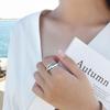 Silver Color Vintage Layered Women's Open Rings Adjustable Large Chains Irregular Finger Rings For Women Men Party Jewelry Gift