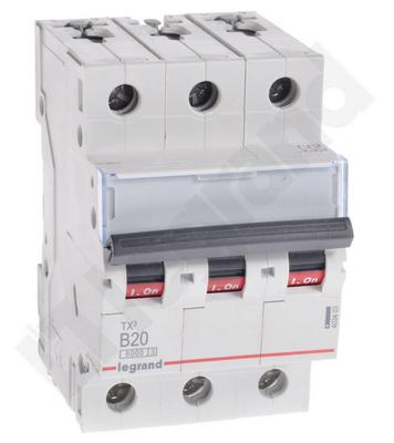 Leitungsschutzschalter 3P B 20A 6kA AC S303 TX3 403403
