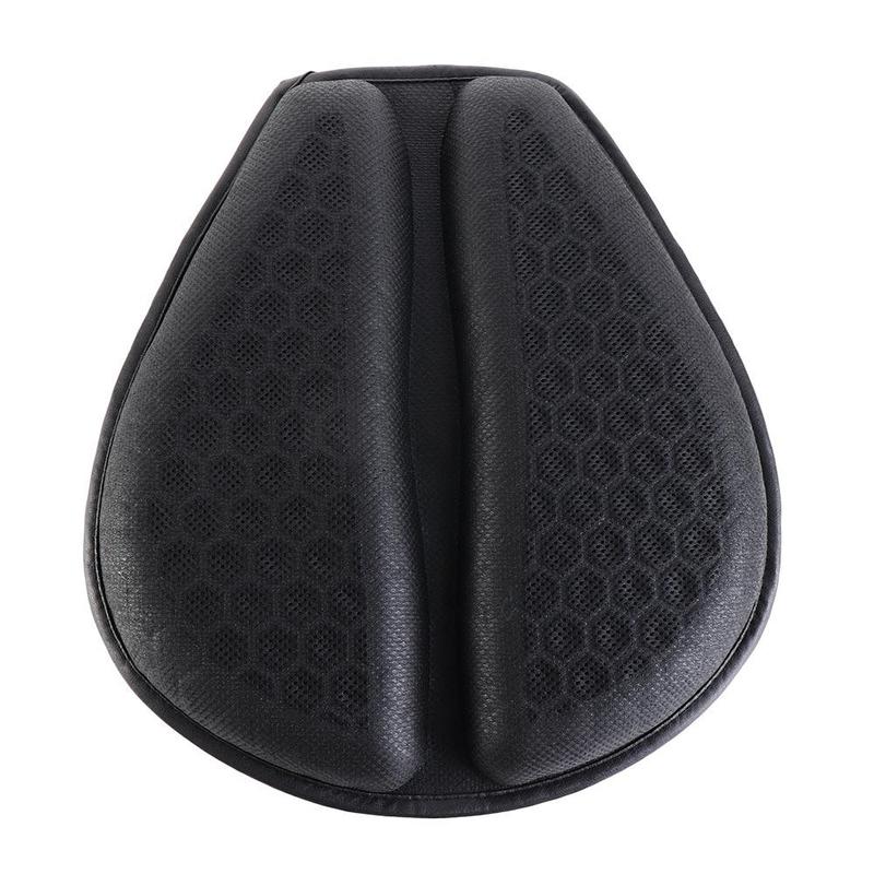 Anti-Slip Motorcycle Seat Cushion 3D Blow Inflatable Motorcycle Gel Seat Shock Absorption Ride Seat Pad Motorcycle Air Cushion