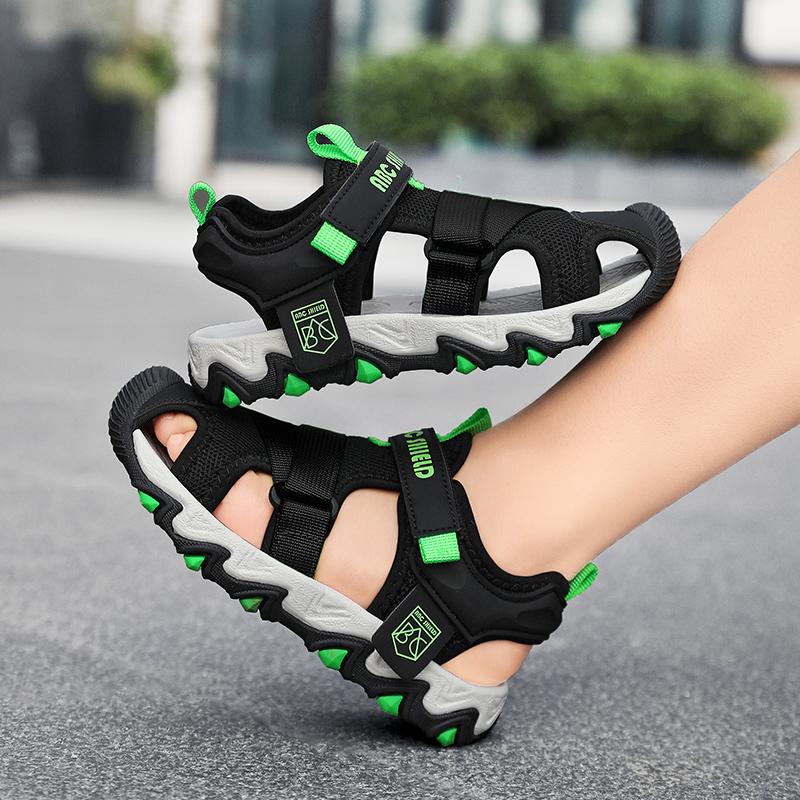 28-39 Summer Kids Closed Toe Collision Prevention Girls Sandals Sports Shoes Boys Sandals Flip-Flops