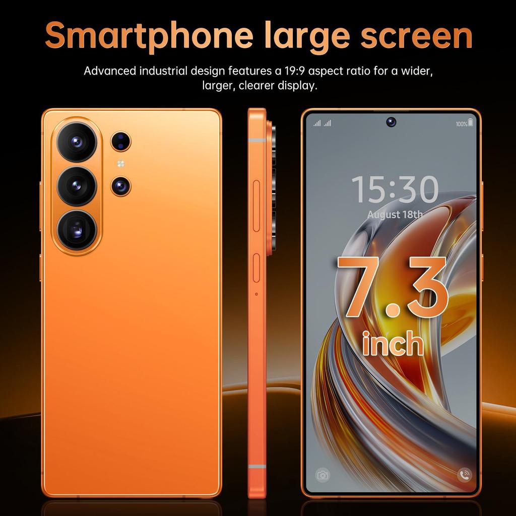 TK S26 Ultra 7.3" Screen 4G Global Mobile Phone 16GB RAM + 1TB Storage