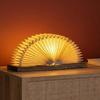 Foldable Linen Book Table Lamp Crafted from European Linen Patented Designs Ideal Lamp for Living Room Decoration, Bedroom, Office