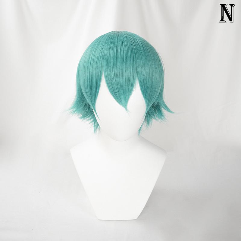 

Универсальный аниме 30 см средний базовый синтетический парик для косплея многоцветный термостойкий для вечеринки нарядный волосы